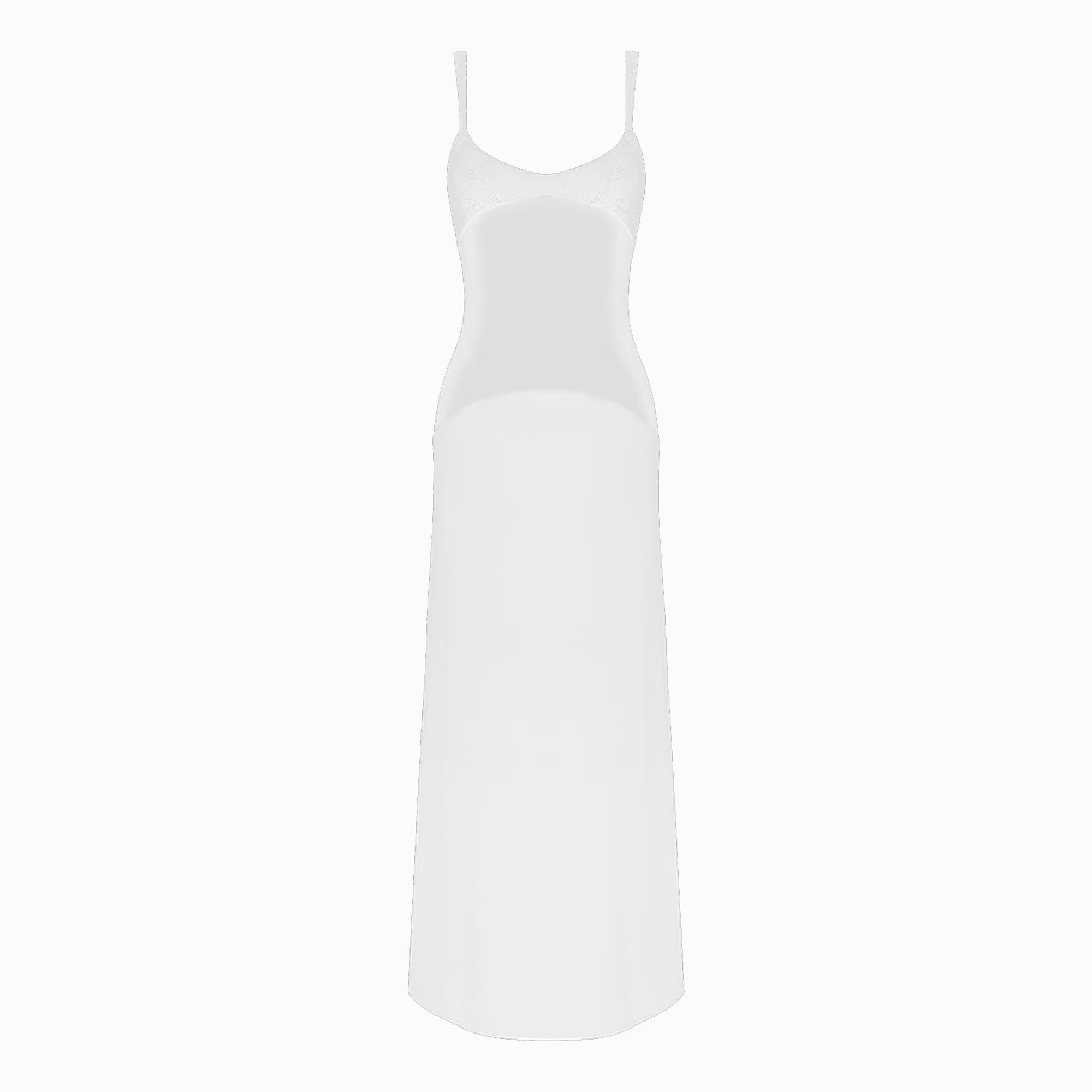 White sheer cutout dress