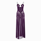 Violet mesh dress