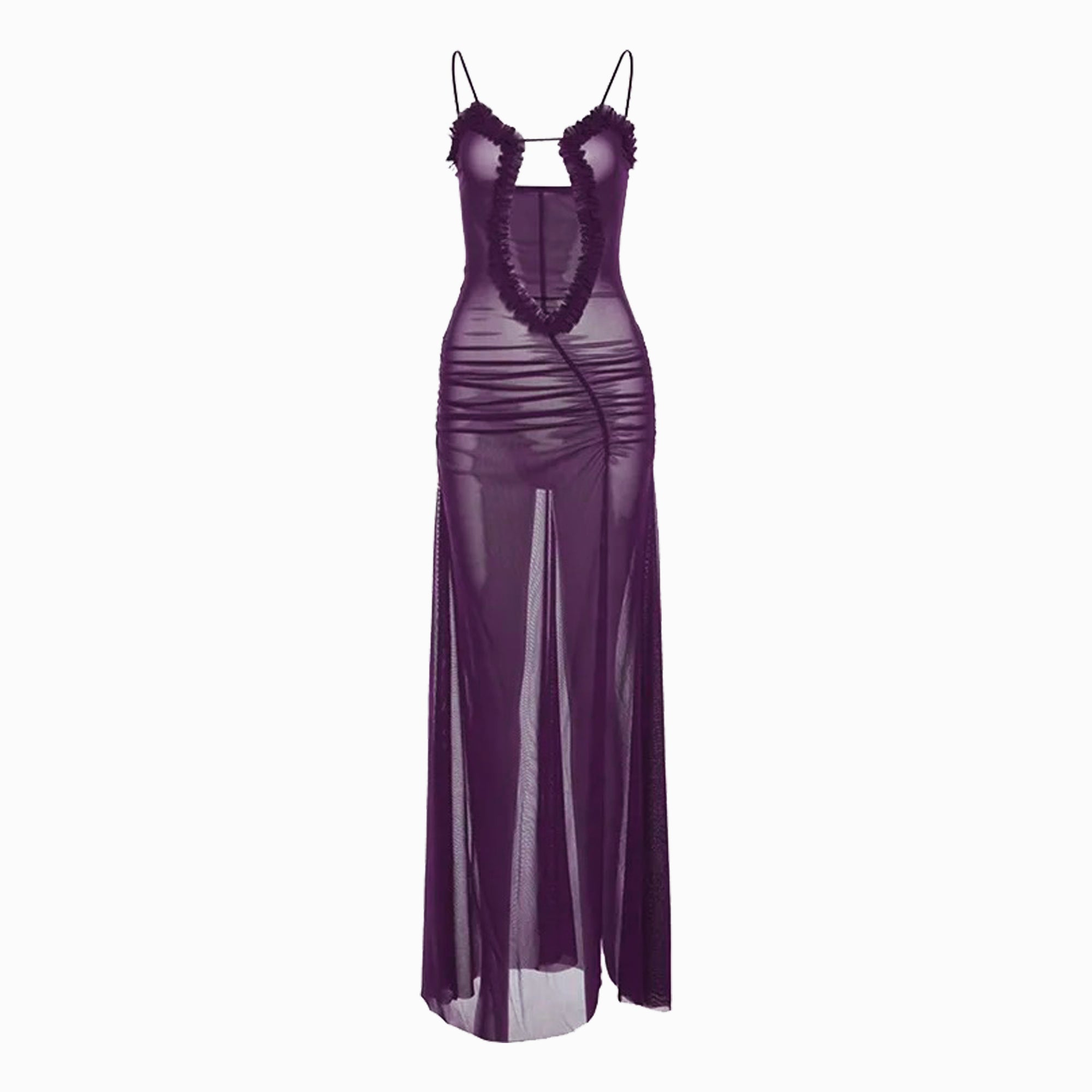 Violet mesh dress