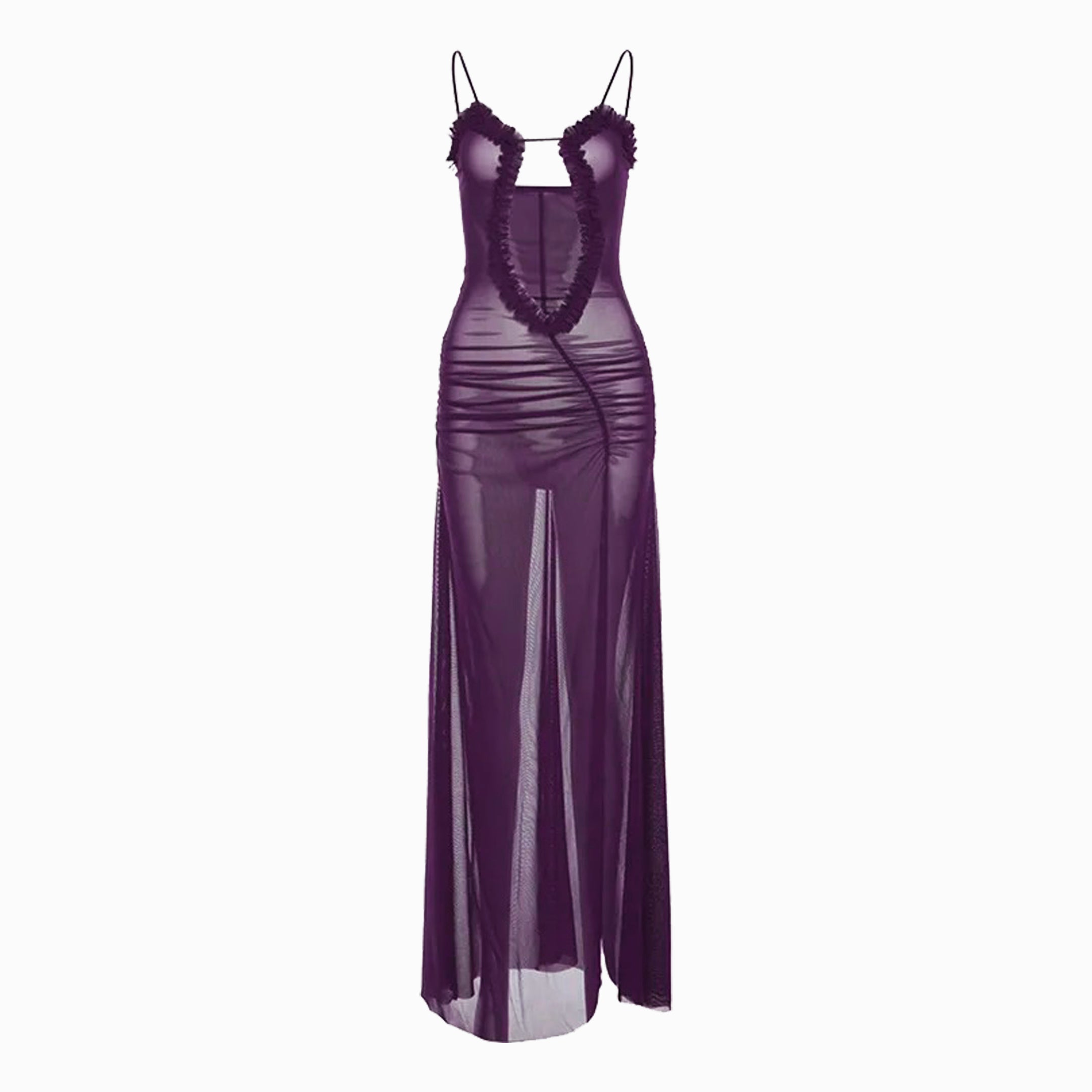 Violet mesh dress