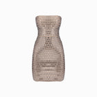 Nude crystals mini dress