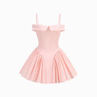 Light pink mini dress