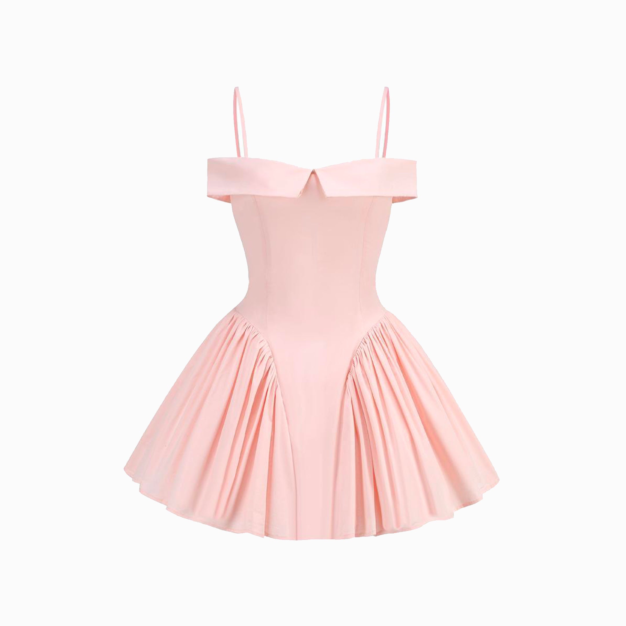 Light pink mini dress