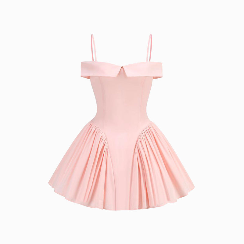 Light pink mini dress