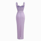 Lilac bustier dress