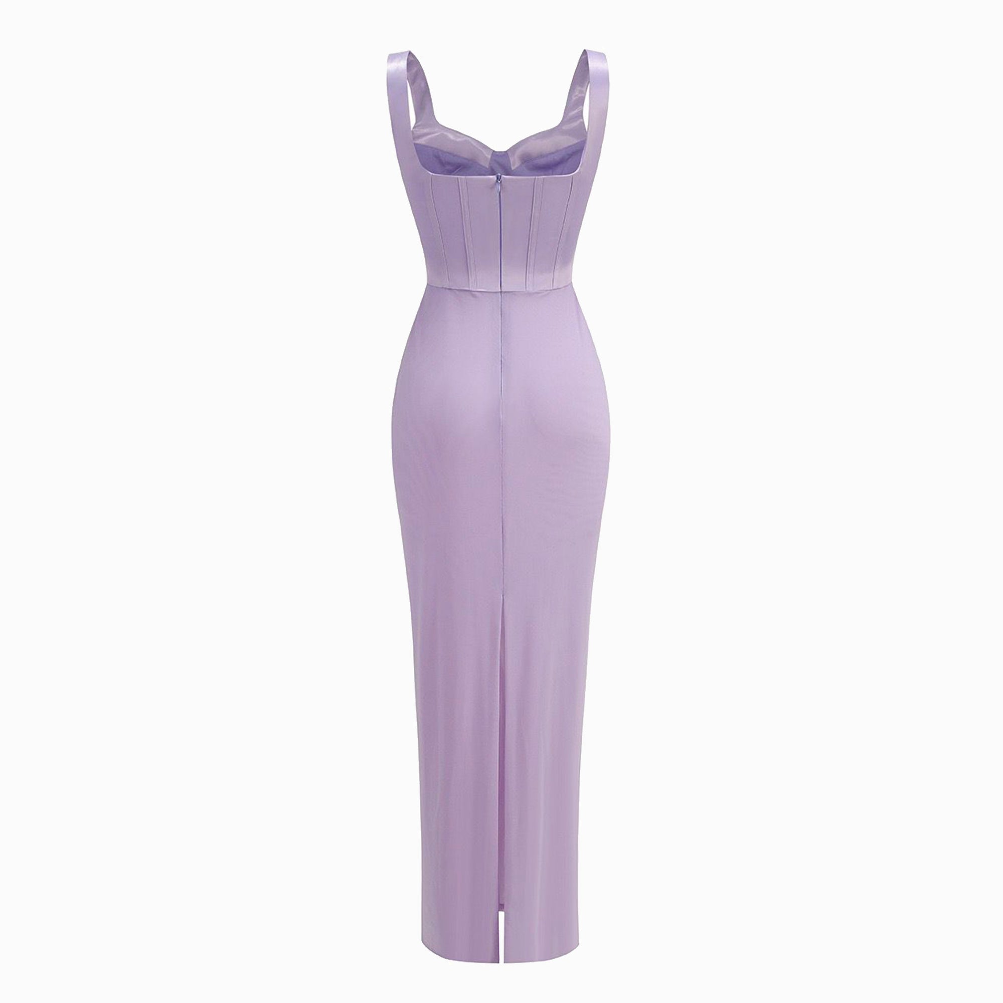 Lilac bustier dress