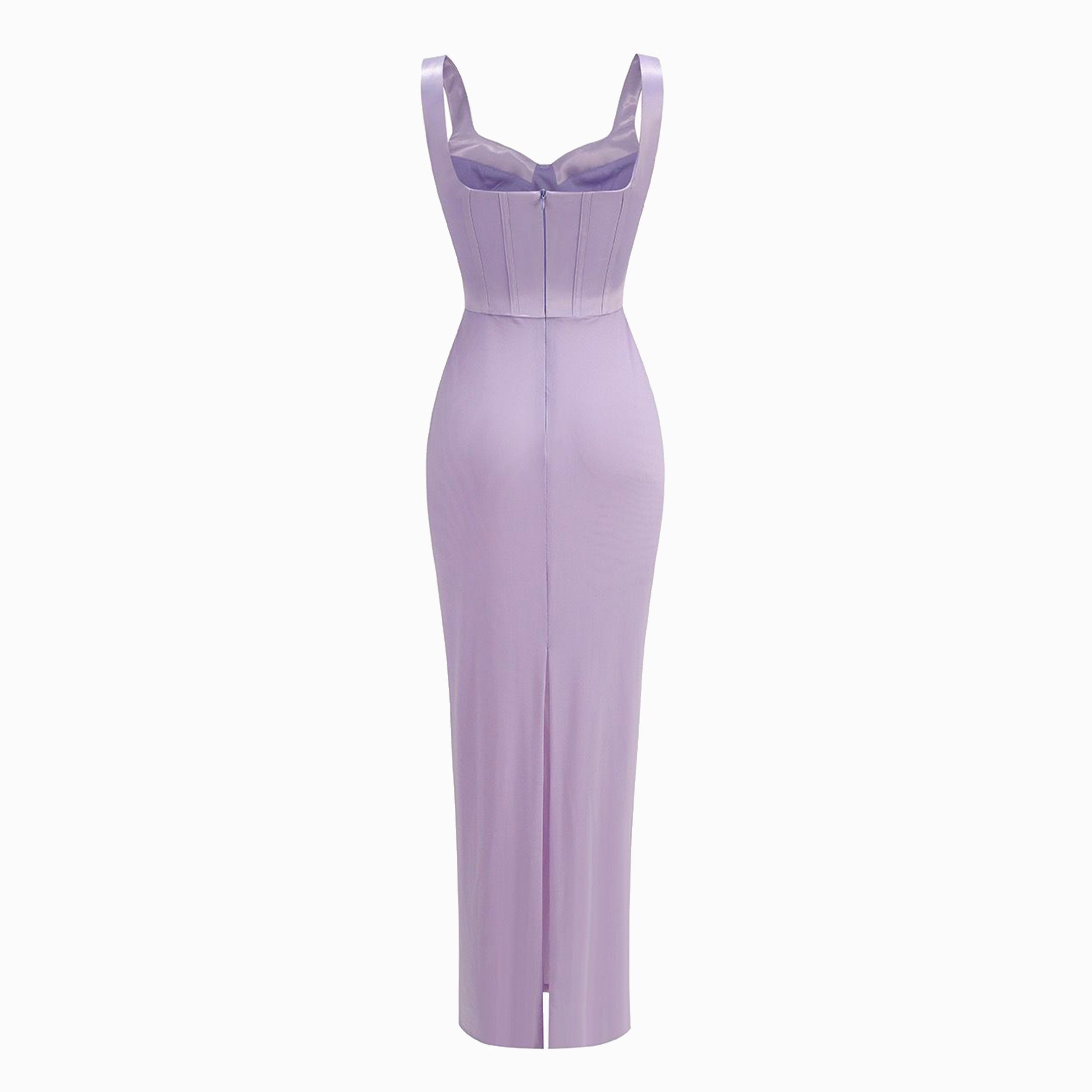 Lilac bustier dress