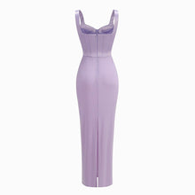 Lilac bustier dress