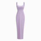 Lilac bustier dress