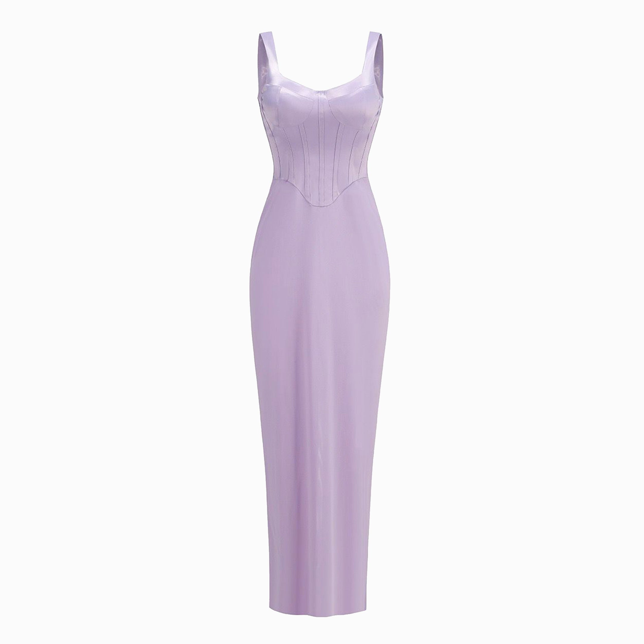 Lilac bustier dress