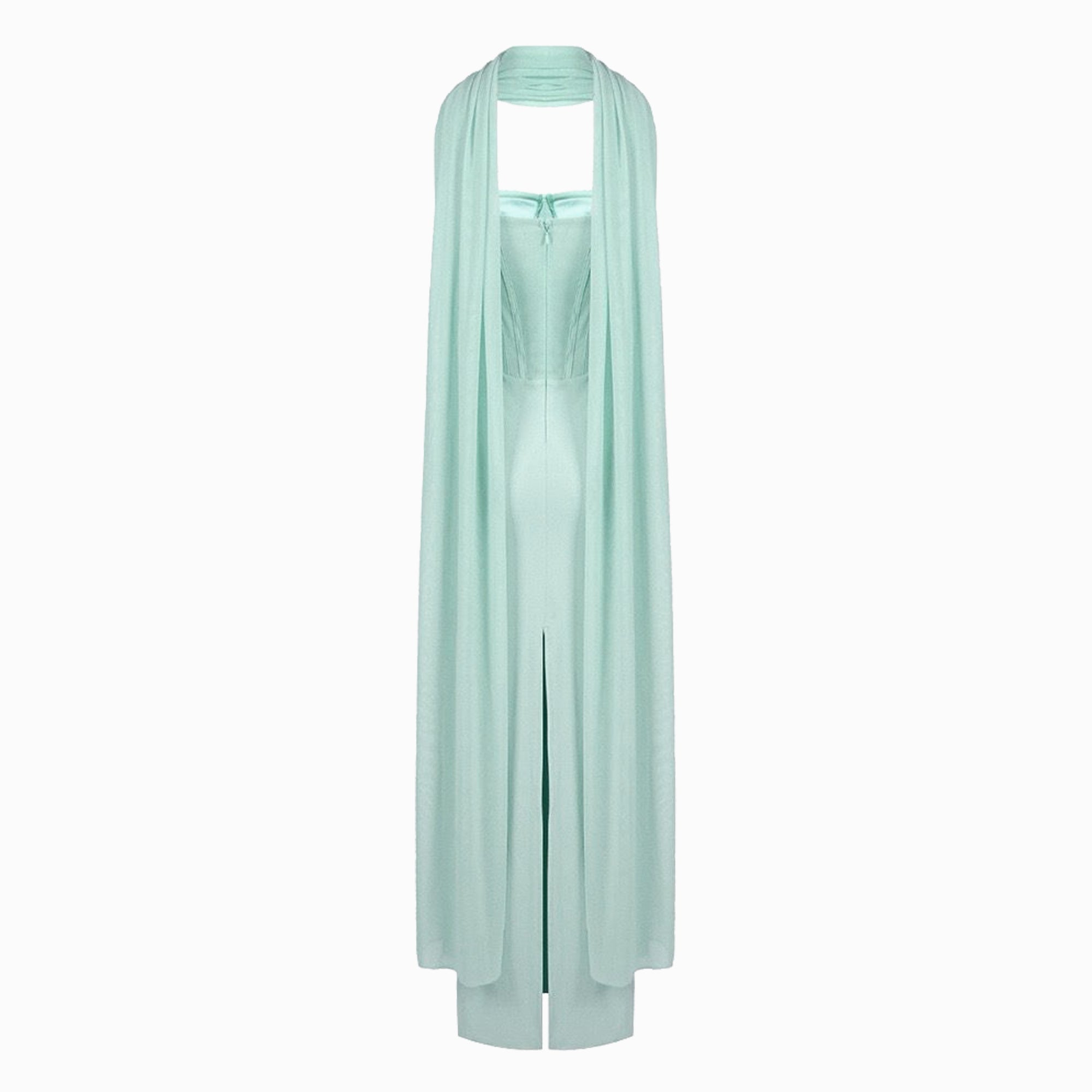 Powder blue bustier dress