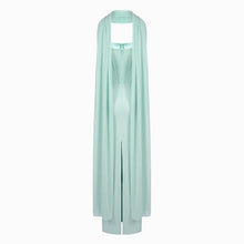 Powder blue bustier dress