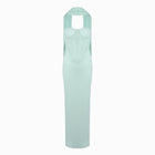 Powder blue bustier dress