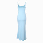 Lightblue crystals slip dress