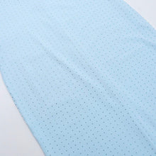 Lightblue crystals slip dress