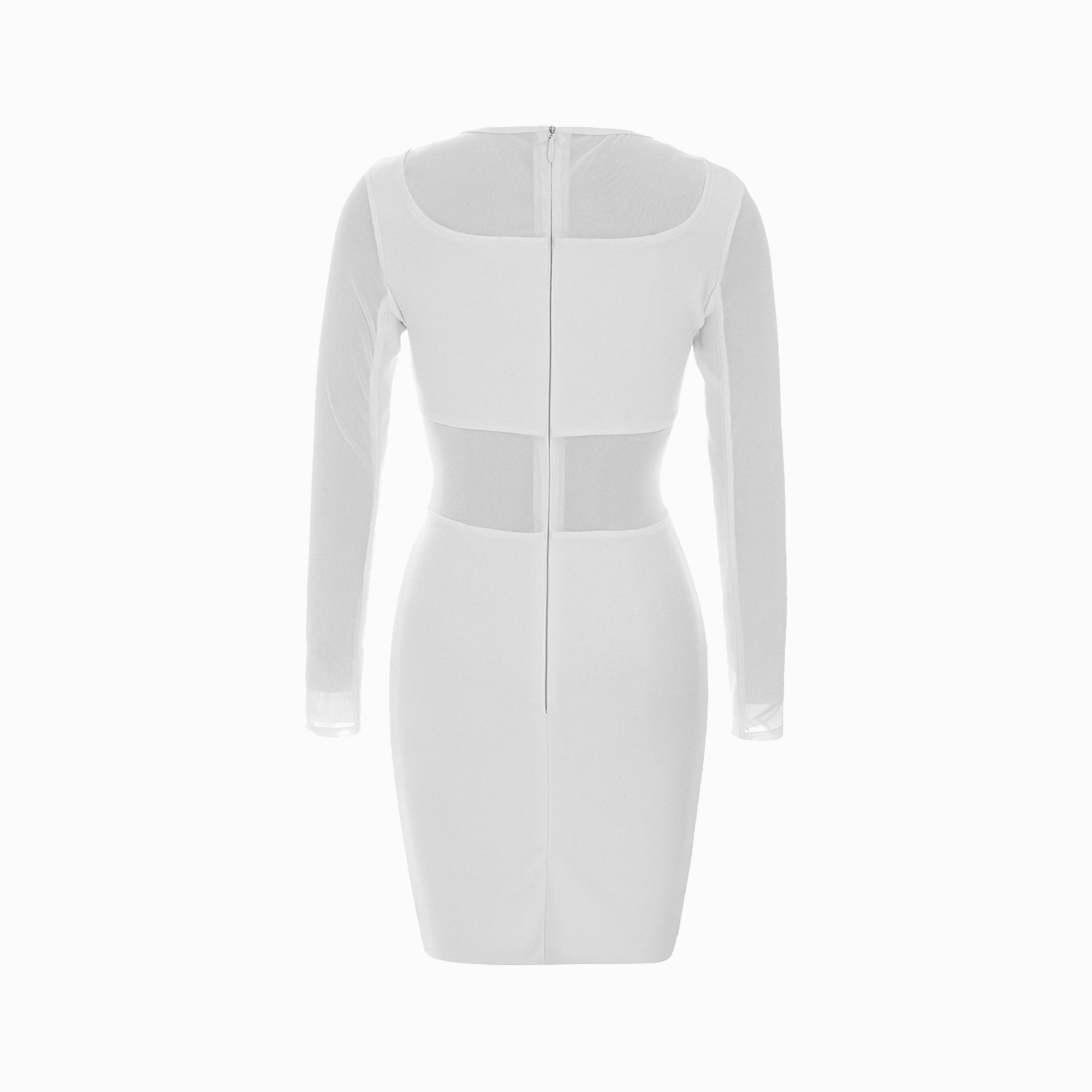 White bustier dress