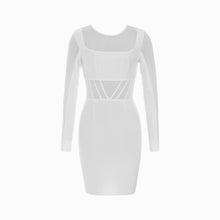 White bustier dress